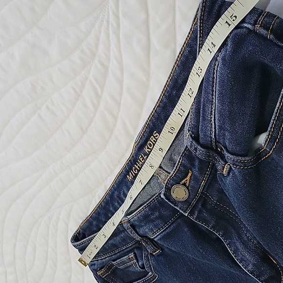 Michael Kors  Womens Skinny Capri Jeans 6 Blue Mid Rise - Picture 6 of 8